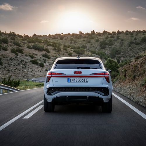 2026 Audi Q3 Sportback e-hybrid F3 Rear View