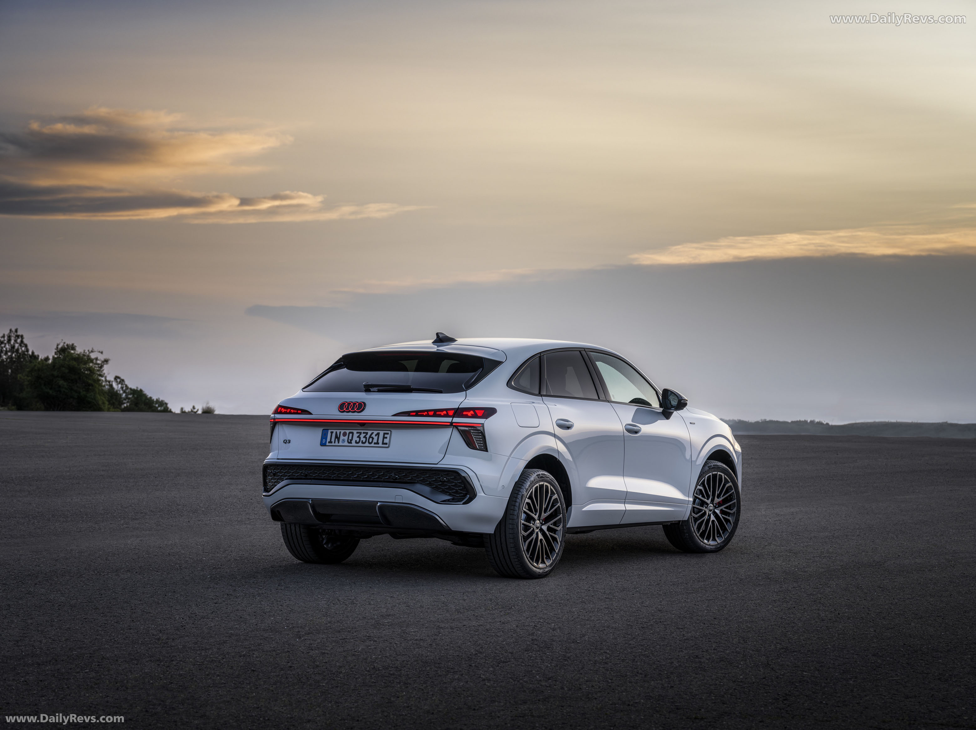 2026 Audi Q3 Sportback e-hybrid F3 Rear View