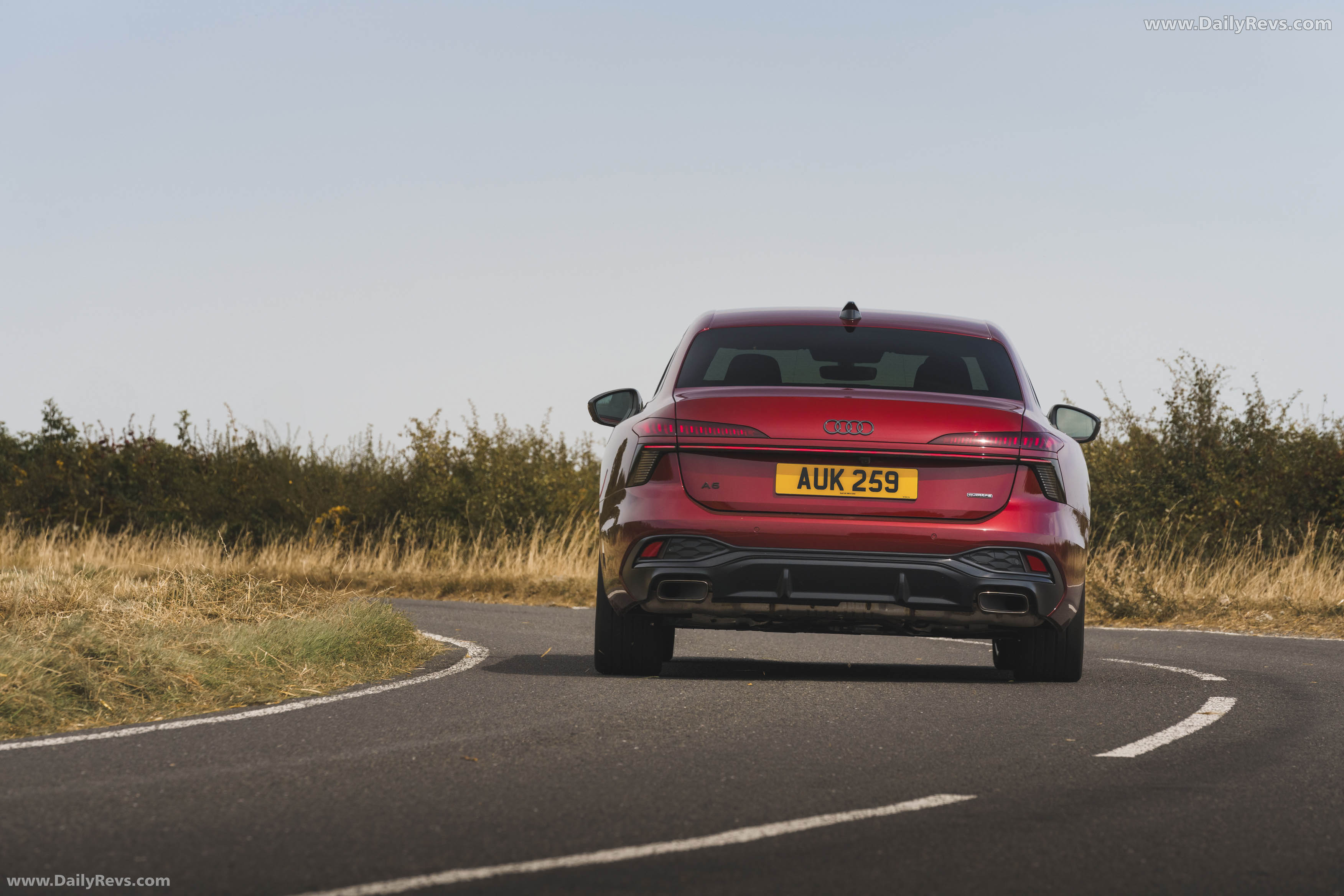 2026 Audi A6 Sedan e-hybrid Quattro UK Version Rear View