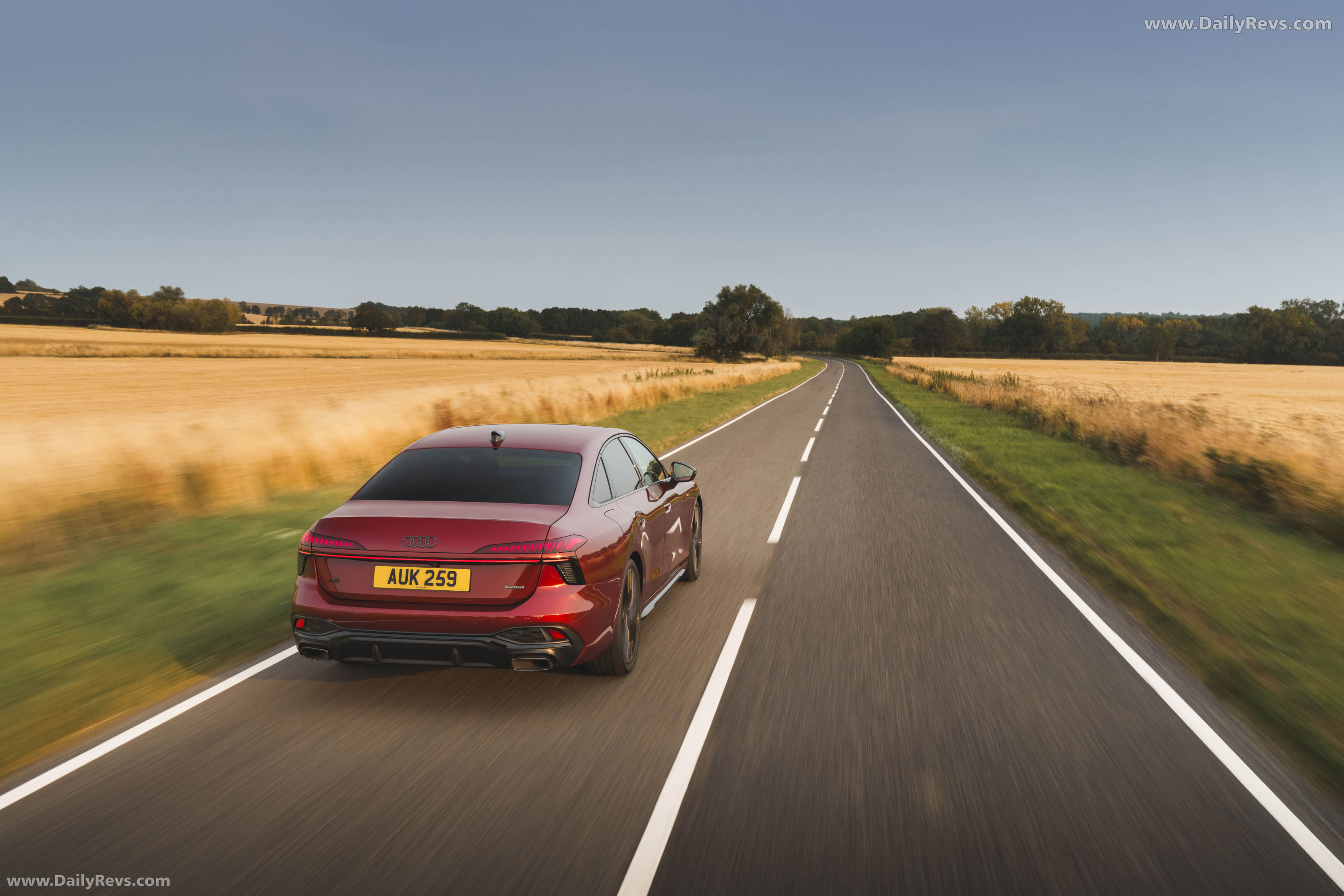 2026 Audi A6 Sedan e-hybrid Quattro UK Version Rear View