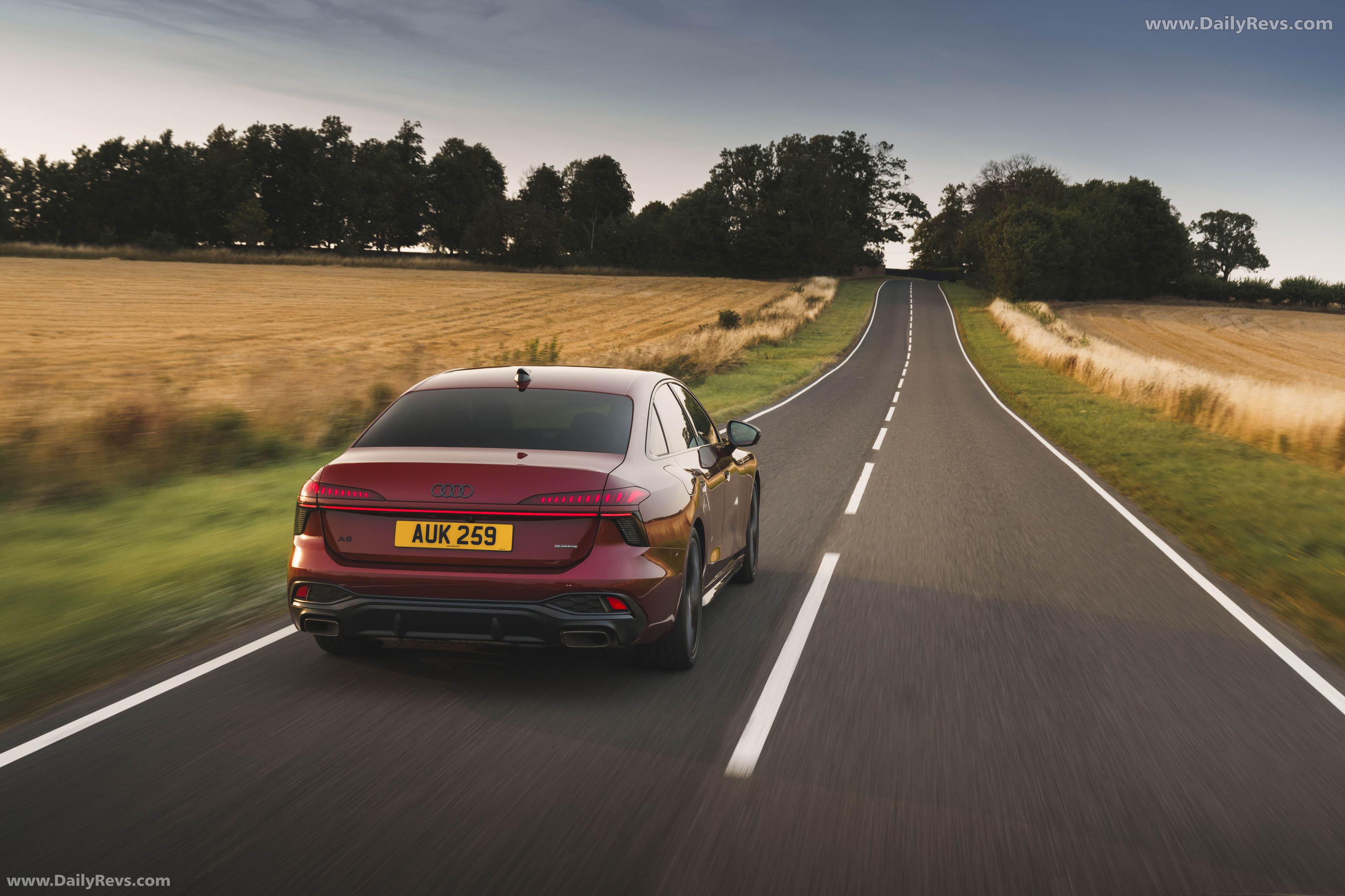 2026 Audi A6 Sedan e-hybrid Quattro UK Version Rear View