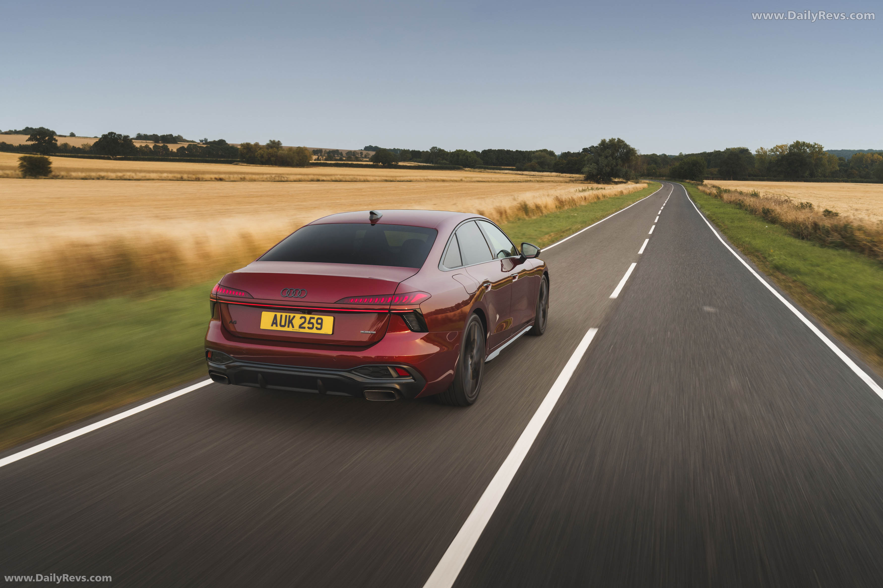 2026 Audi A6 Sedan e-hybrid Quattro UK Version Rear View