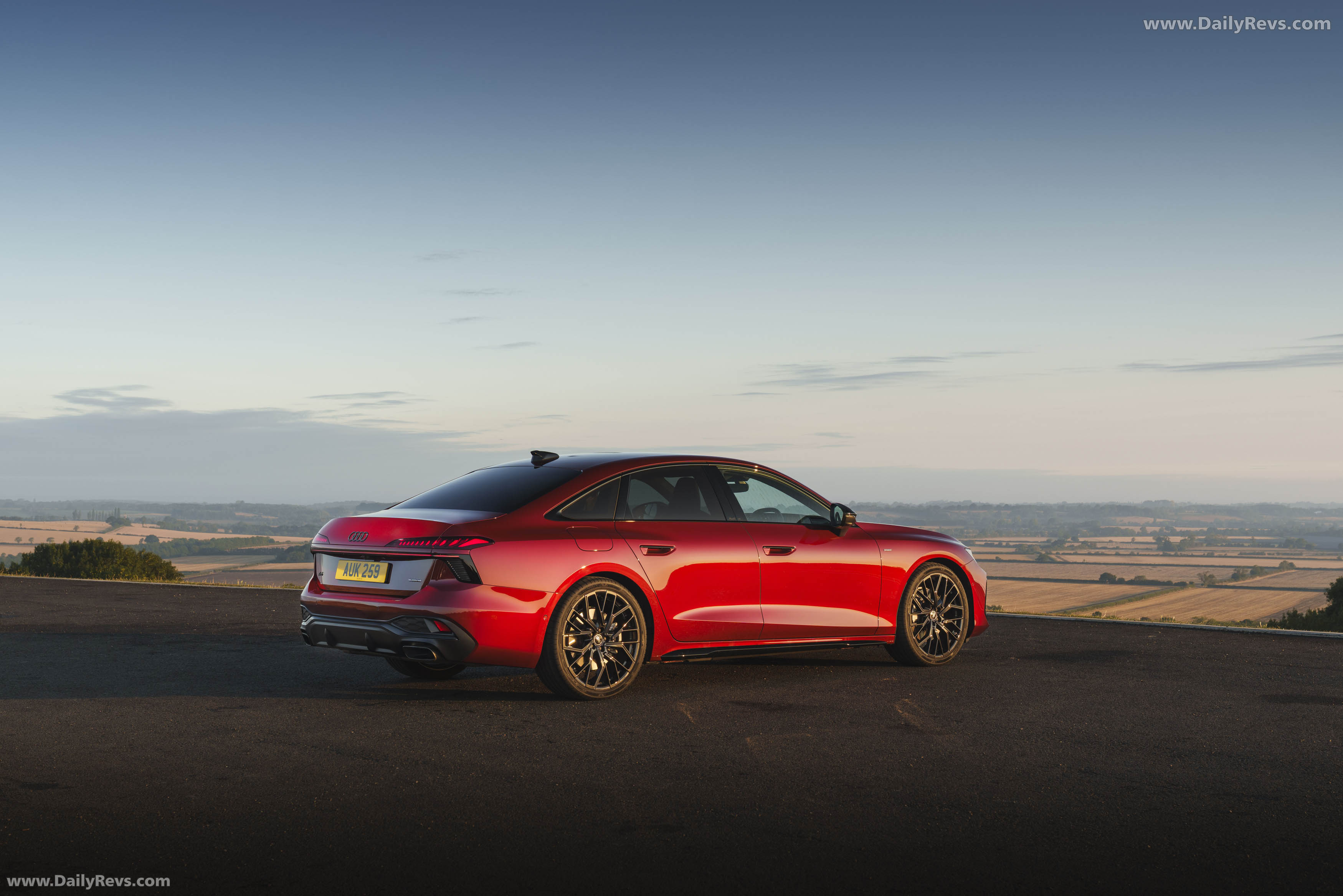2026 Audi A6 Sedan e-hybrid Quattro UK Version Rear View