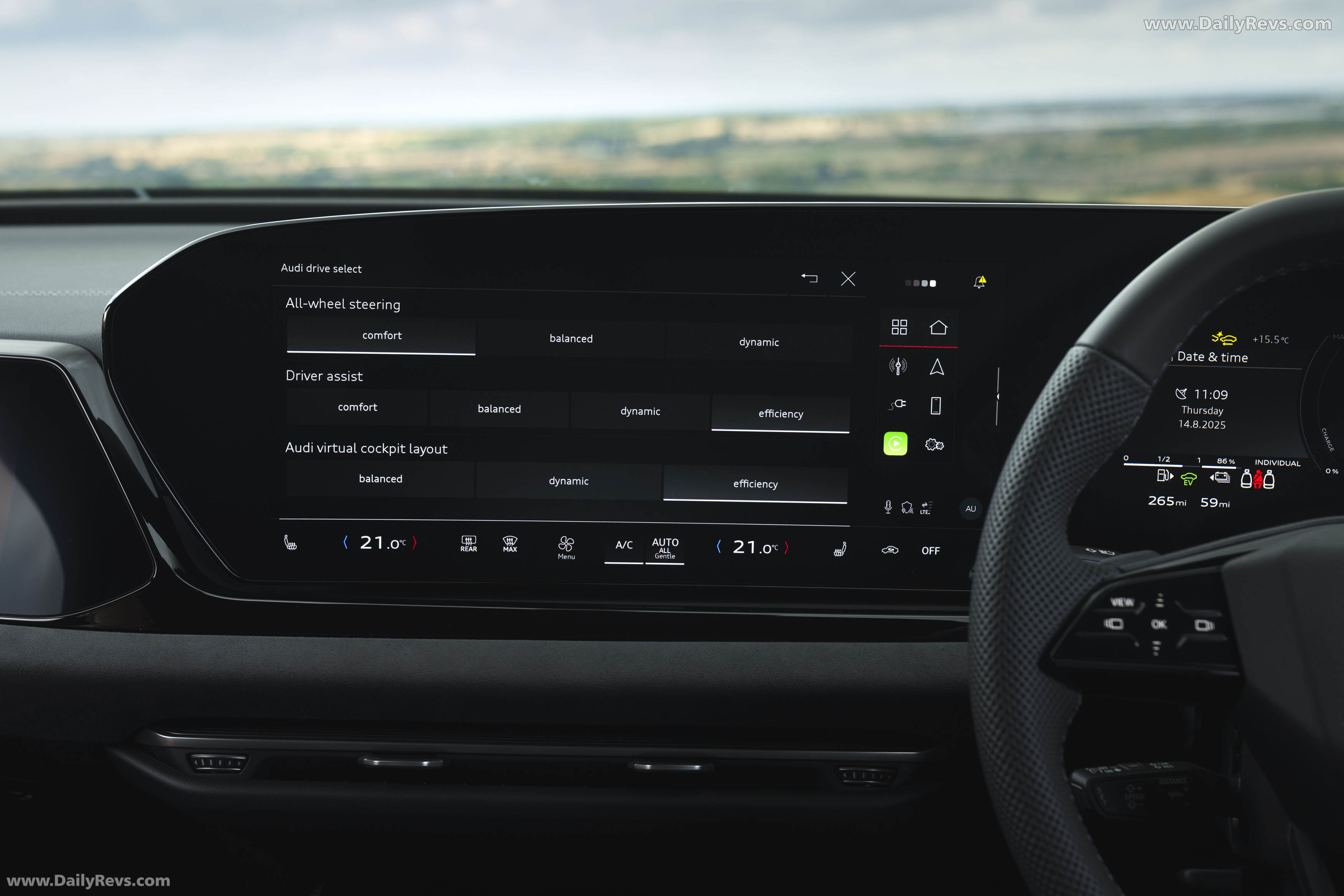2026 Audi A6 Sedan e-hybrid Quattro UK Version Interior
