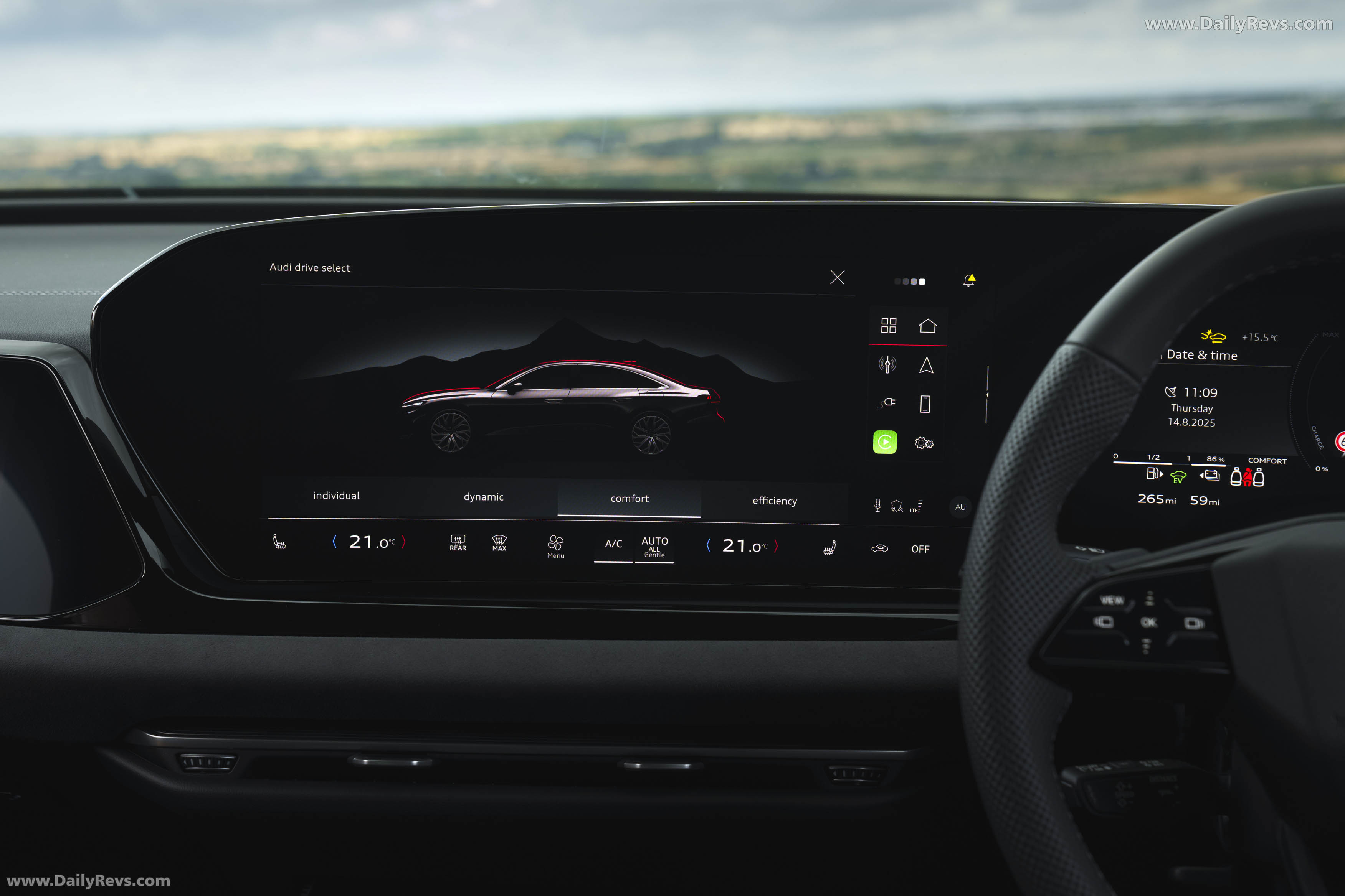 2026 Audi A6 Sedan e-hybrid Quattro UK Version Interior