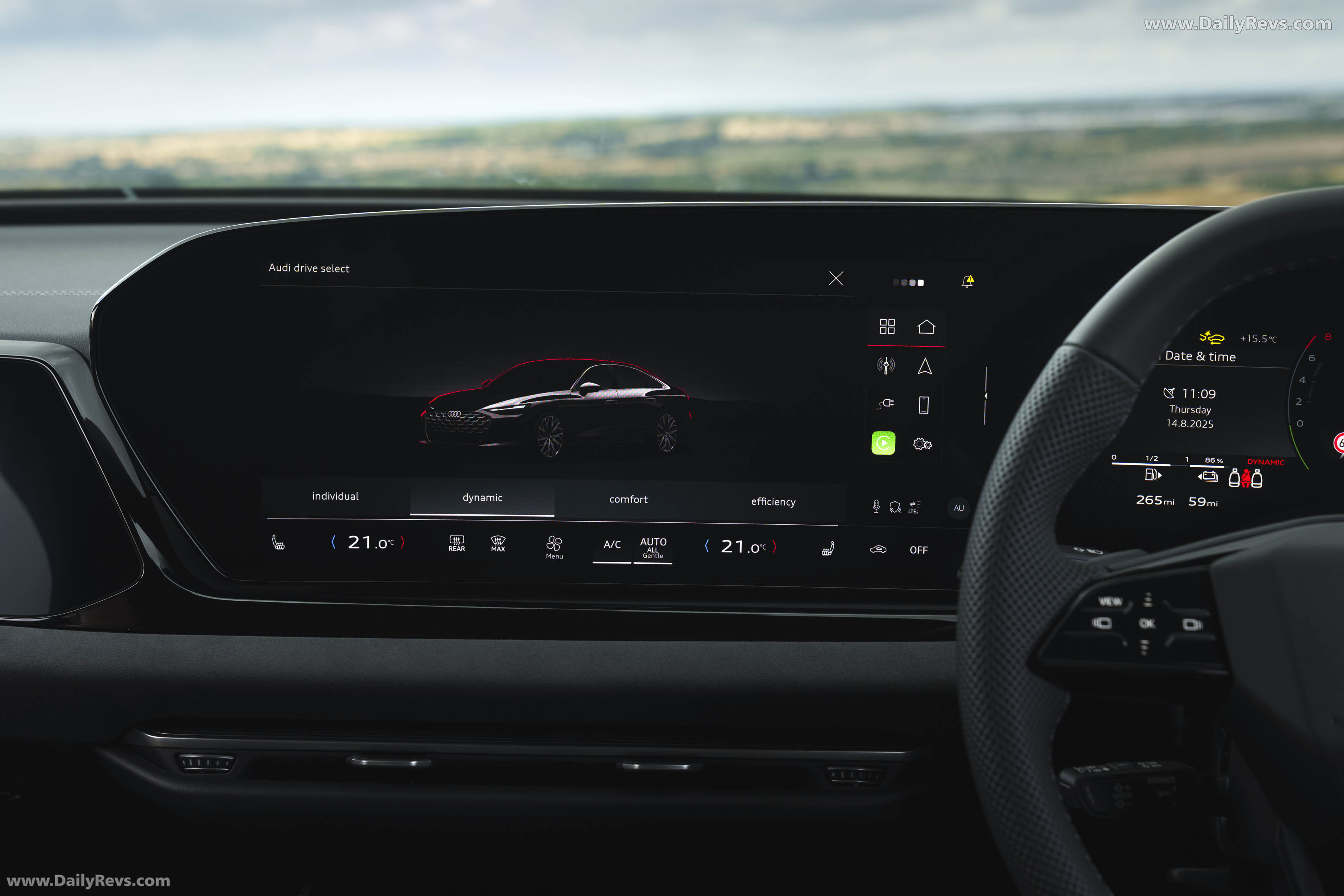 2026 Audi A6 Sedan e-hybrid Quattro UK Version Interior