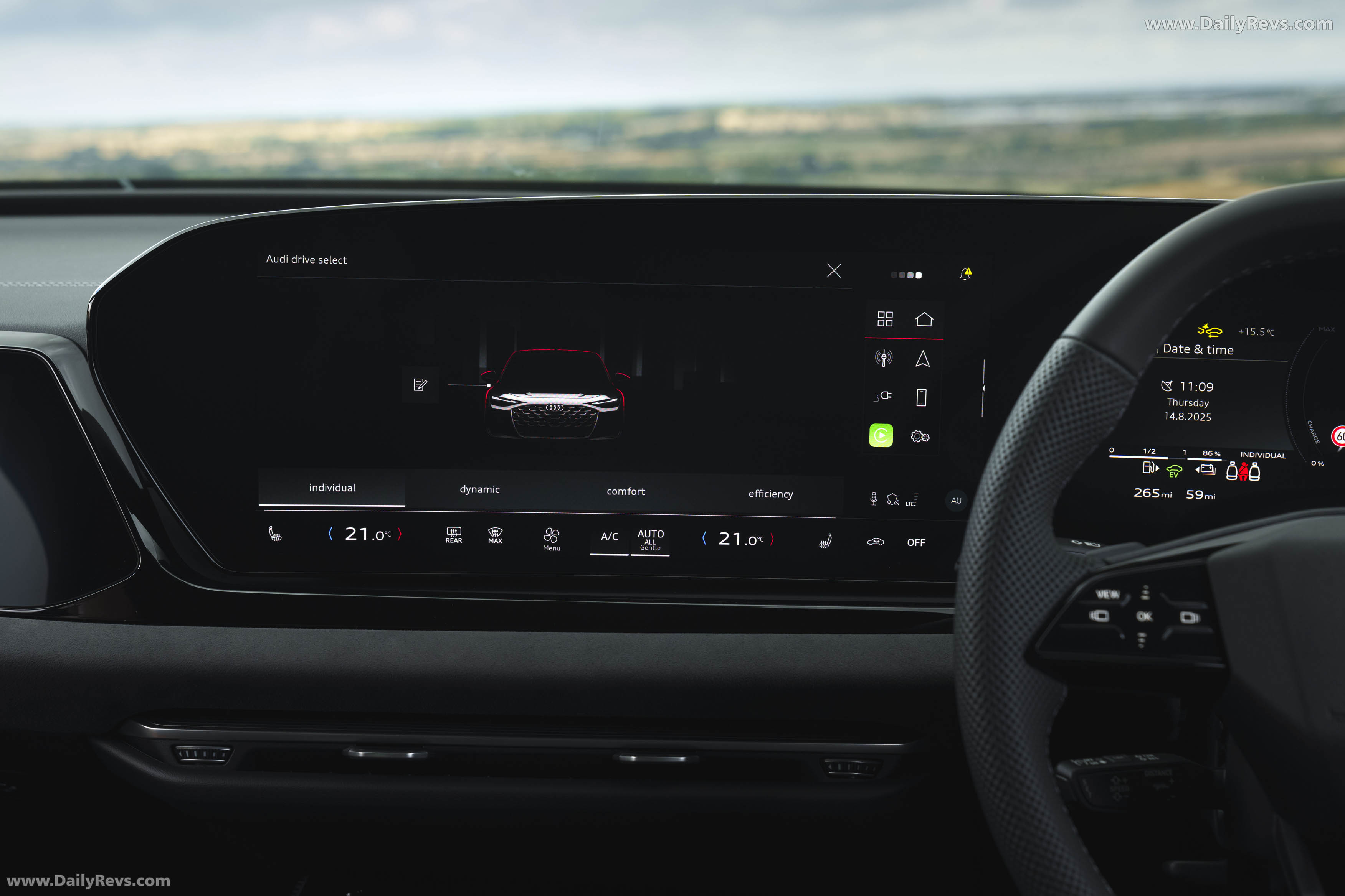 2026 Audi A6 Sedan e-hybrid Quattro UK Version Interior