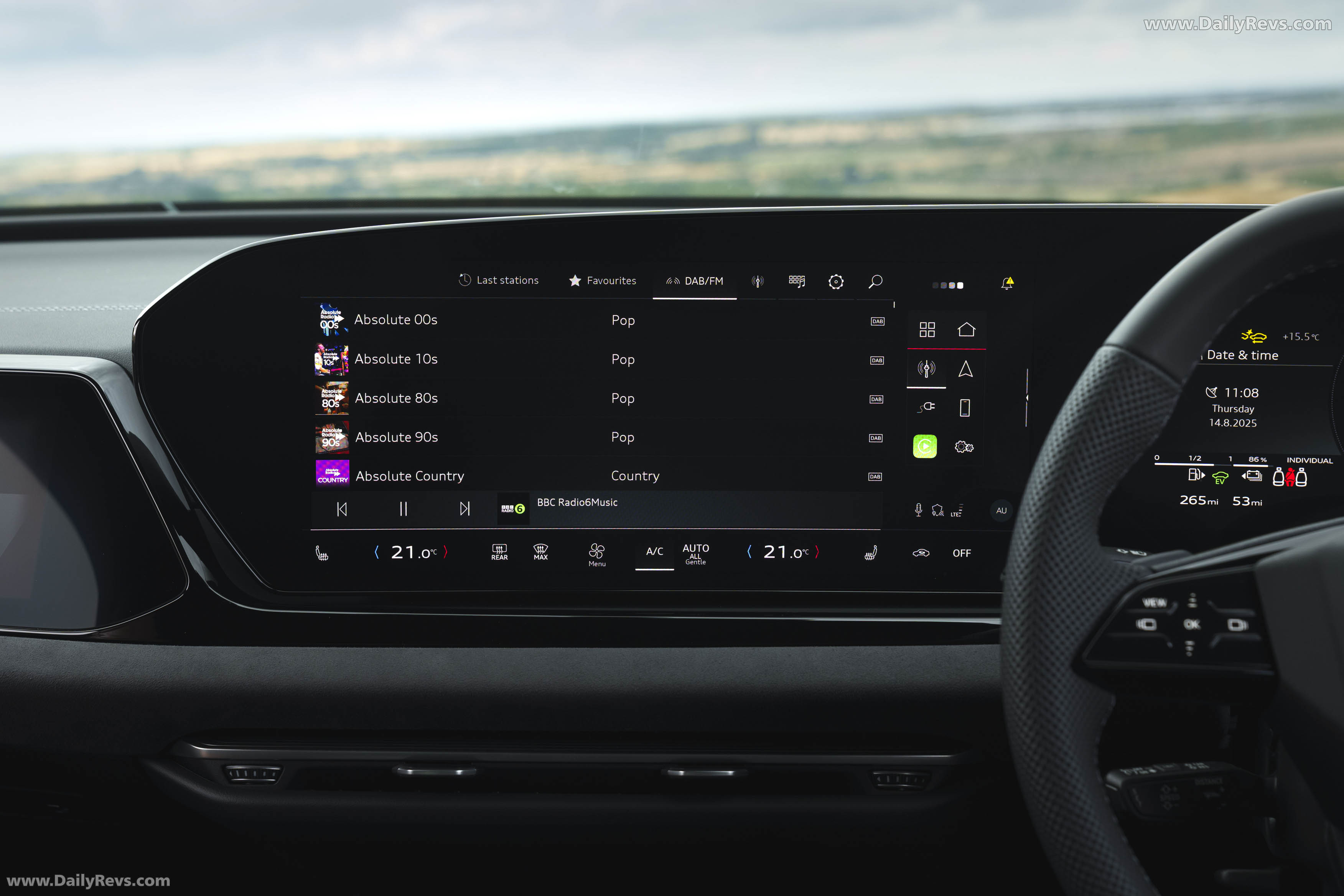 2026 Audi A6 Sedan e-hybrid Quattro UK Version Interior