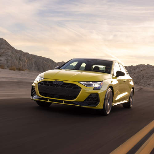 2025 Audi S3 8Y Python Yellow Front View