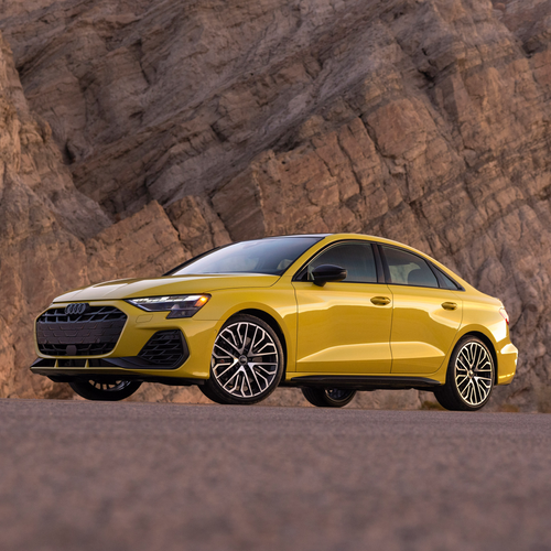 2025 Audi S3 8Y Python Yellow Front View