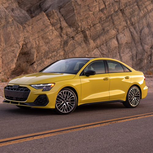 2025 Audi S3 8Y Python Yellow Front View