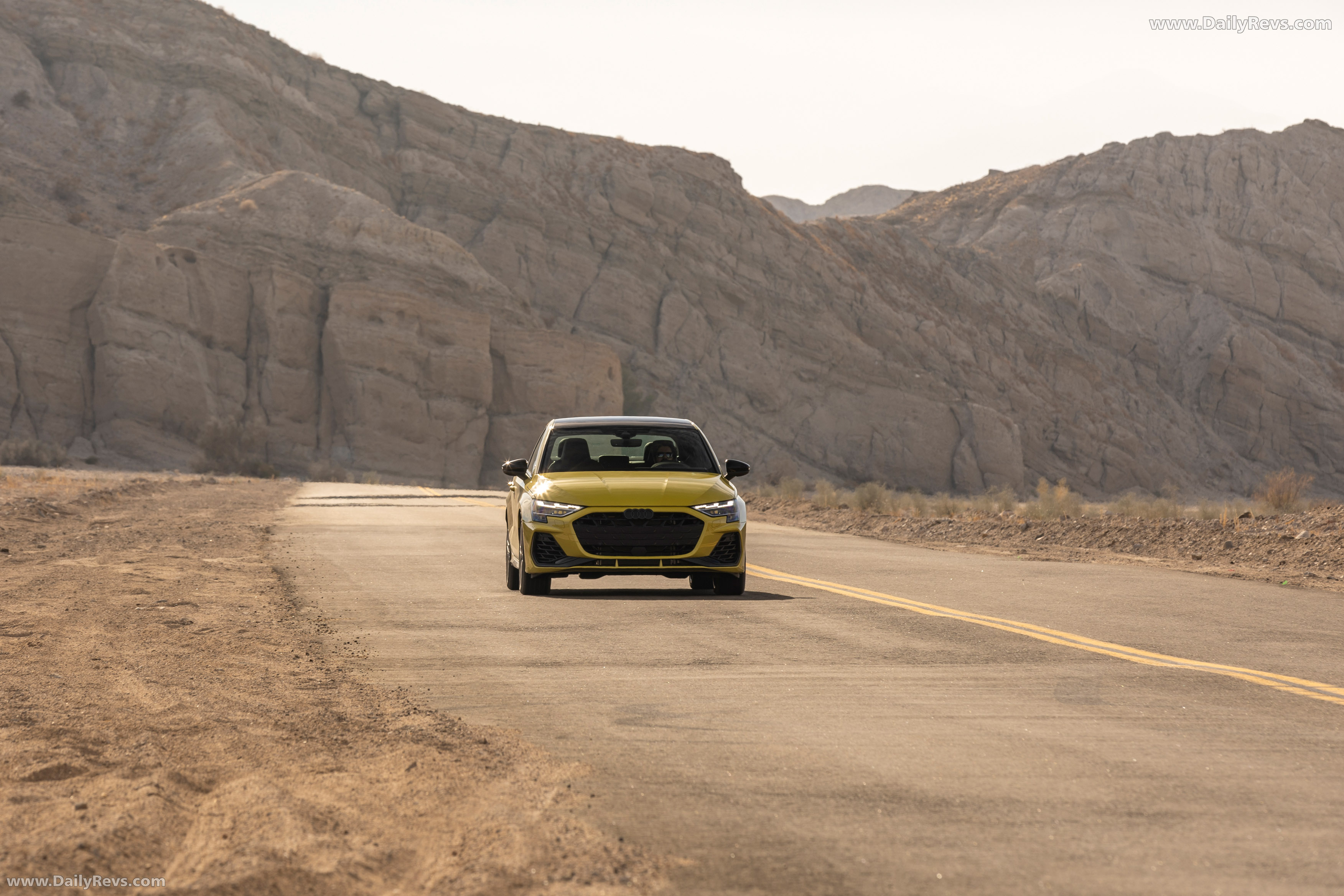 2025 Audi S3 8Y Python Yellow Front View