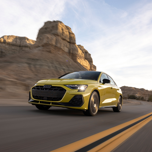 2025 Audi S3 8Y Python Yellow Front View