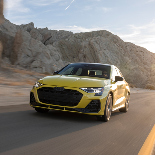 2025 Audi S3 8Y Python Yellow Front View