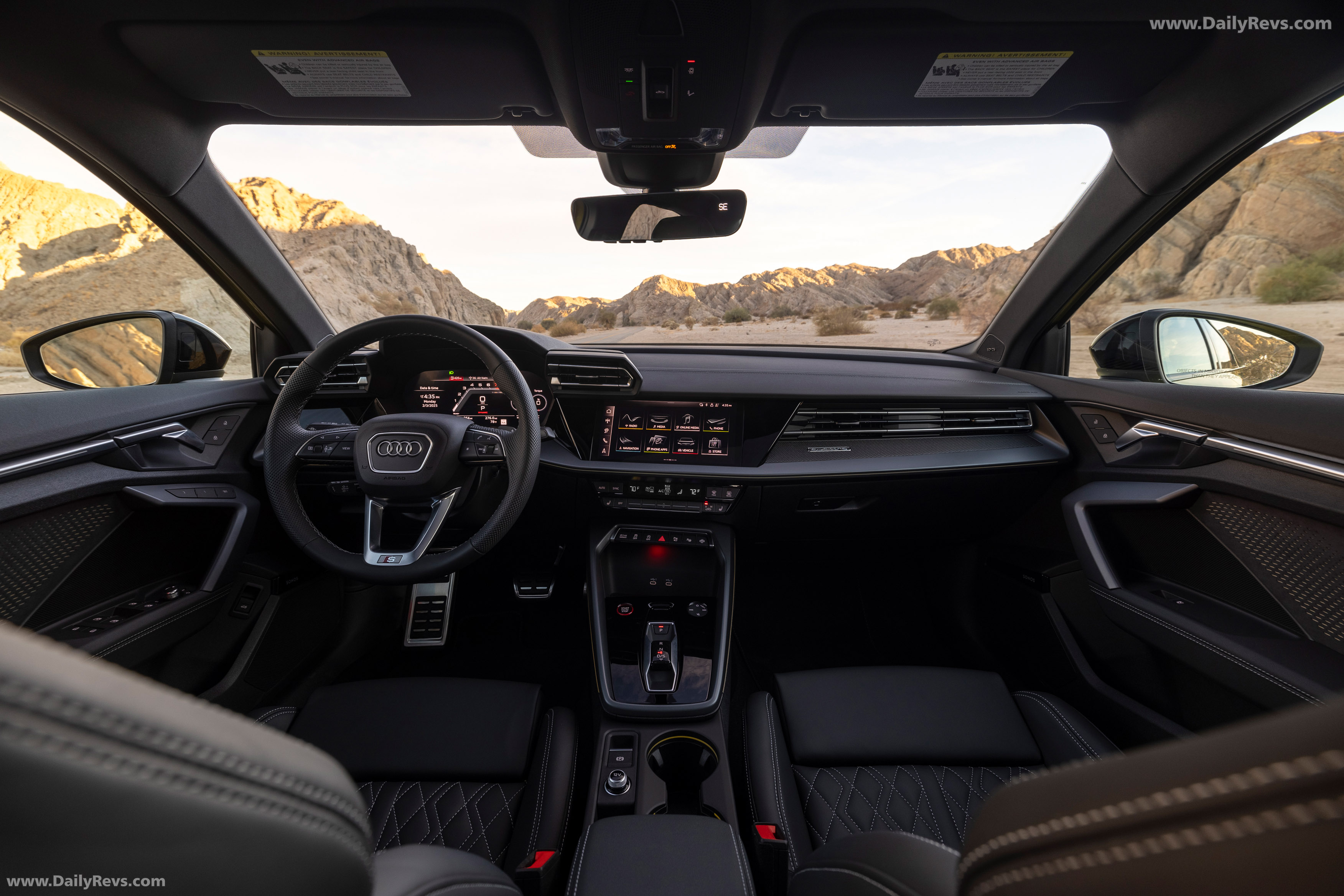 2025 Audi S3 8Y Python Yellow Interior
