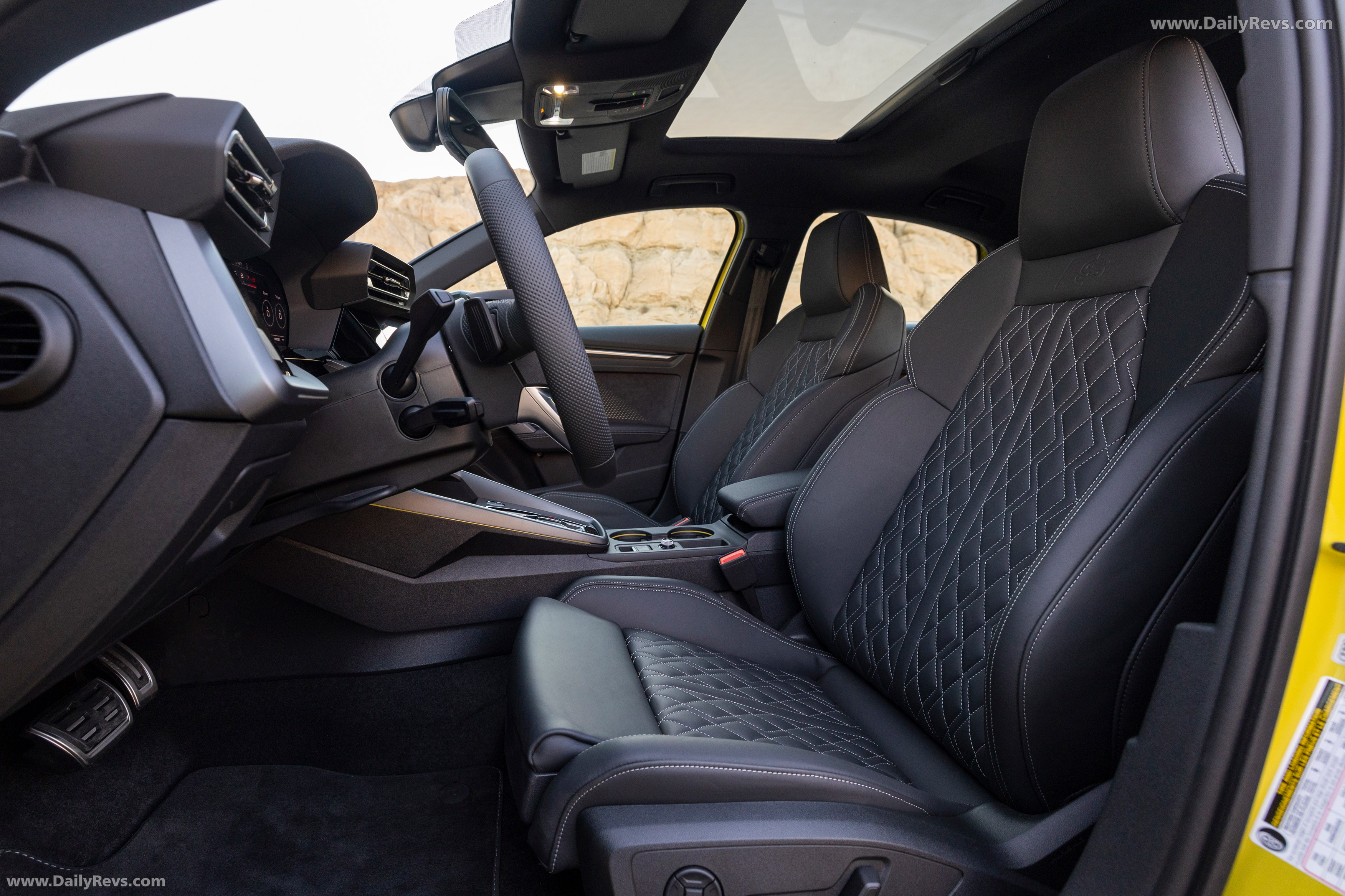 2025 Audi S3 8Y Python Yellow Interior