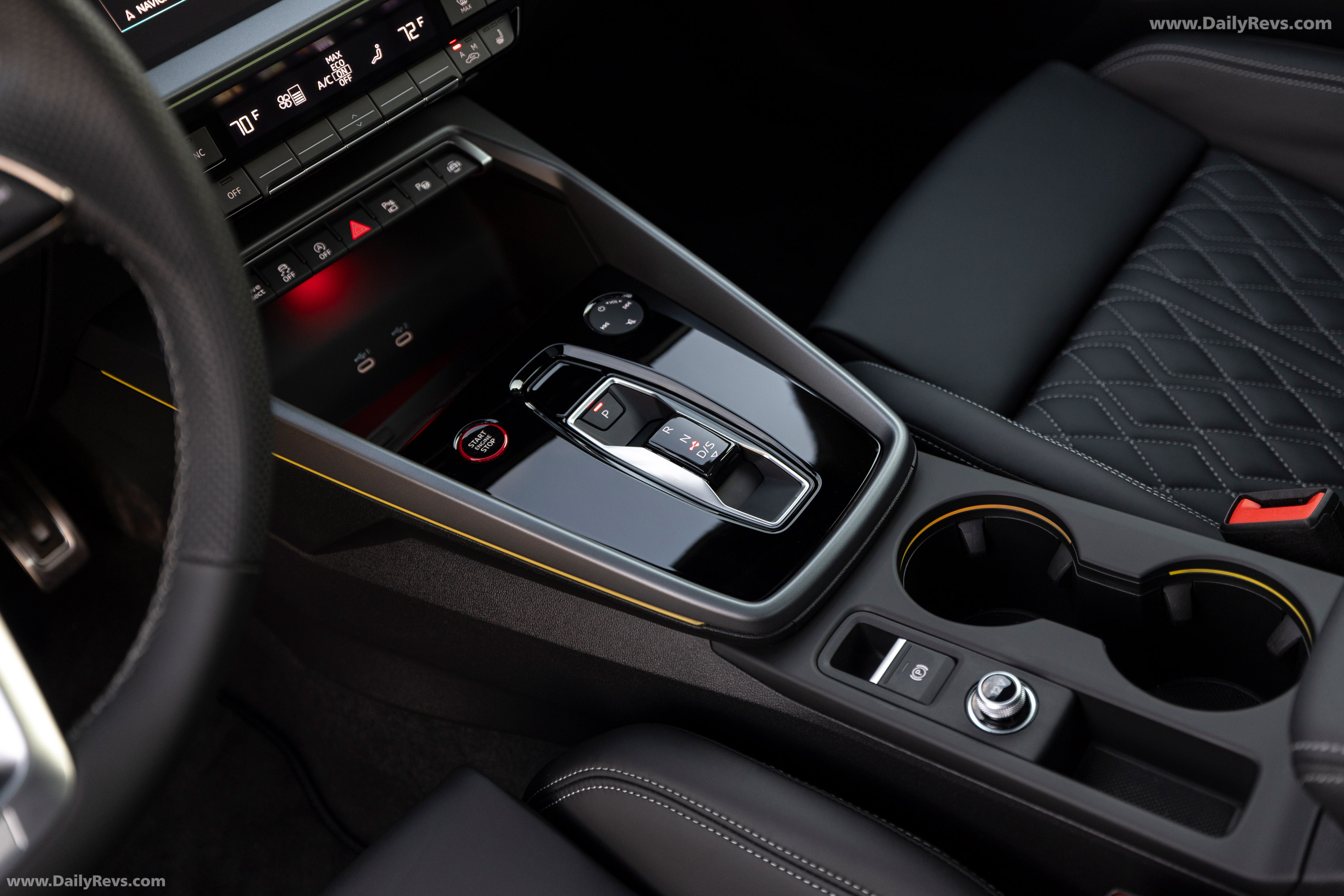 2025 Audi S3 8Y Python Yellow Interior