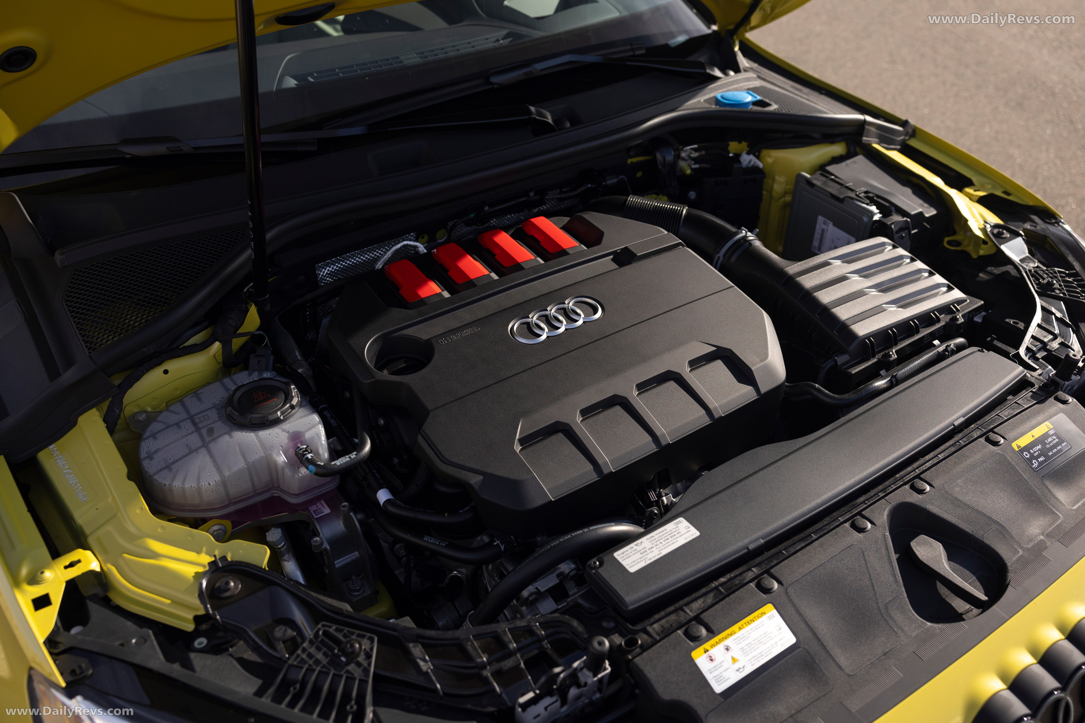 2025 Audi S3 8Y Python Yellow Engine