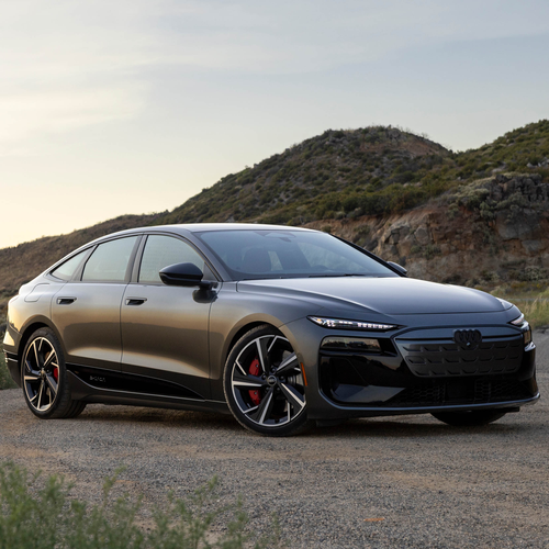 2025 Audi S6 Sportback e-tron C9 Daytona Gray Front View