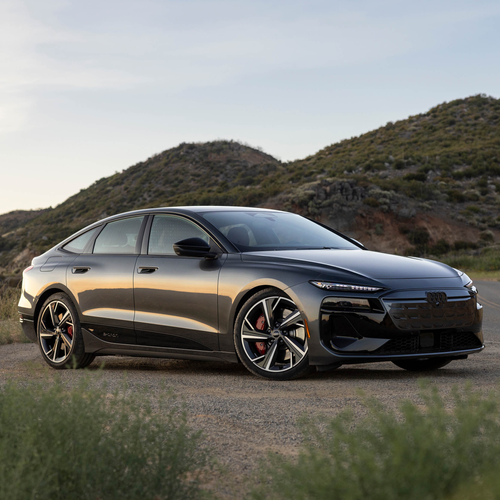2025 Audi S6 Sportback e-tron C9 Daytona Gray Front View