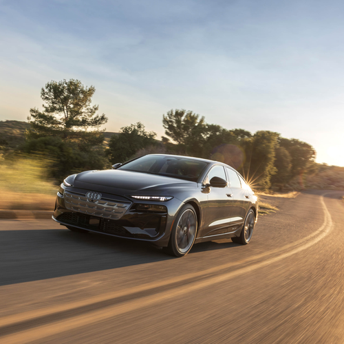 2025 Audi S6 Sportback e-tron C9 Daytona Gray Front View
