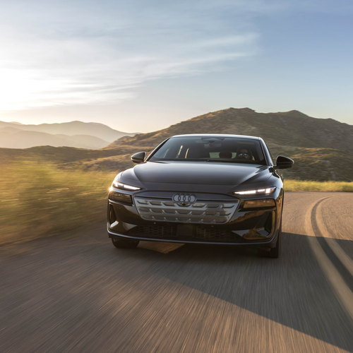 2025 Audi S6 Sportback e-tron C9 Daytona Gray Front View
