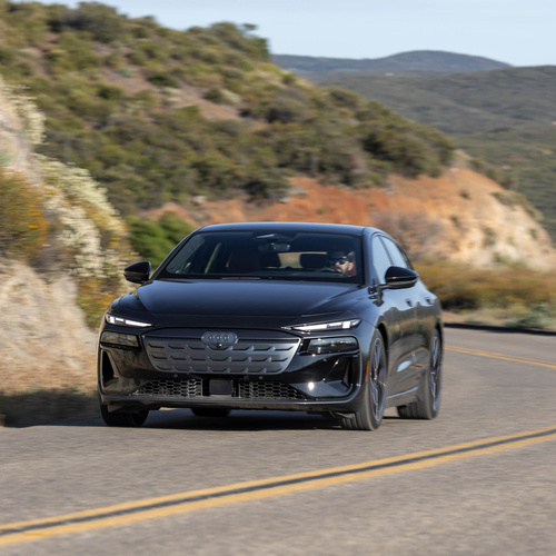2025 Audi S6 Sportback e-tron C9 Daytona Gray Front View