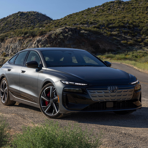 2025 Audi S6 Sportback e-tron C9 Daytona Gray Front View