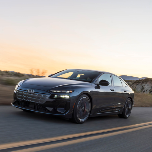 2025 Audi S6 Sportback e-tron C9 Daytona Gray Front View