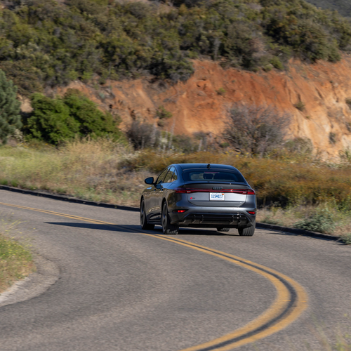 2025 Audi S6 Sportback e-tron C9 Daytona Gray Rear View