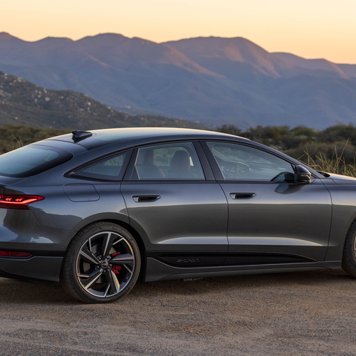 2025 Audi S6 Sportback e-tron C9 Daytona Gray Rear View