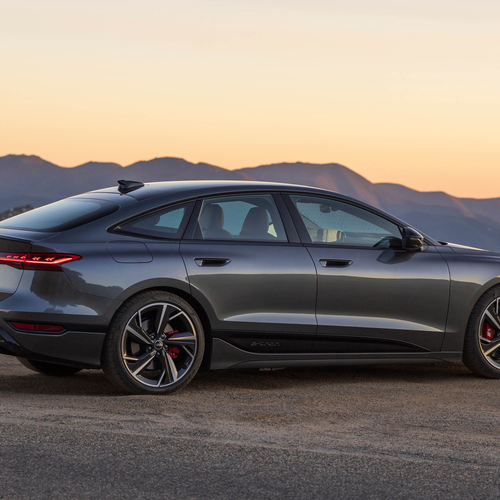 2025 Audi S6 Sportback e-tron C9 Daytona Gray Rear View