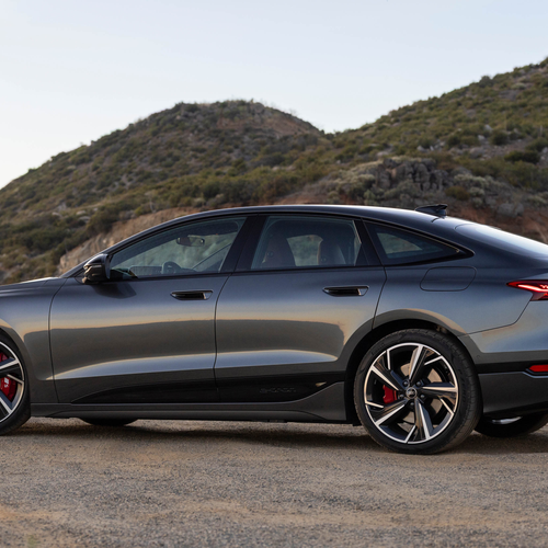 2025 Audi S6 Sportback e-tron C9 Daytona Gray Rear View
