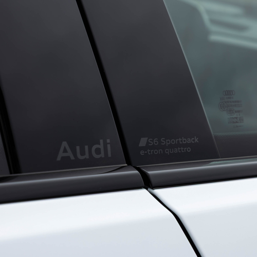 2025 Audi S6 Sportback e-tron C9 Glacier White Exterior