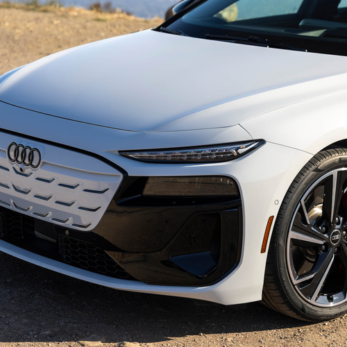 2025 Audi S6 Sportback e-tron C9 Glacier White Exterior