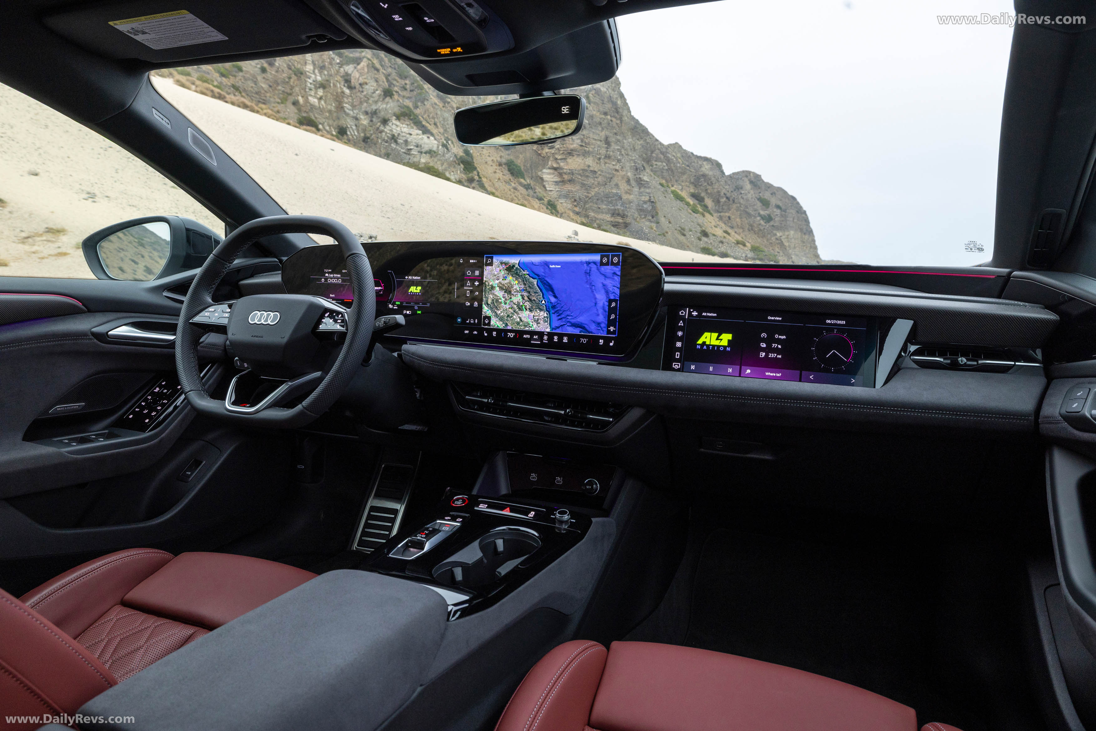 2025 Audi S6 Sportback e-tron C9 Glacier White Interior