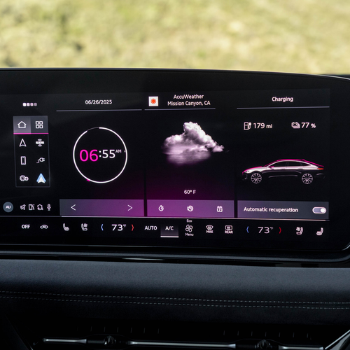 2025 Audi S6 Sportback e-tron C9 Glacier White Interior