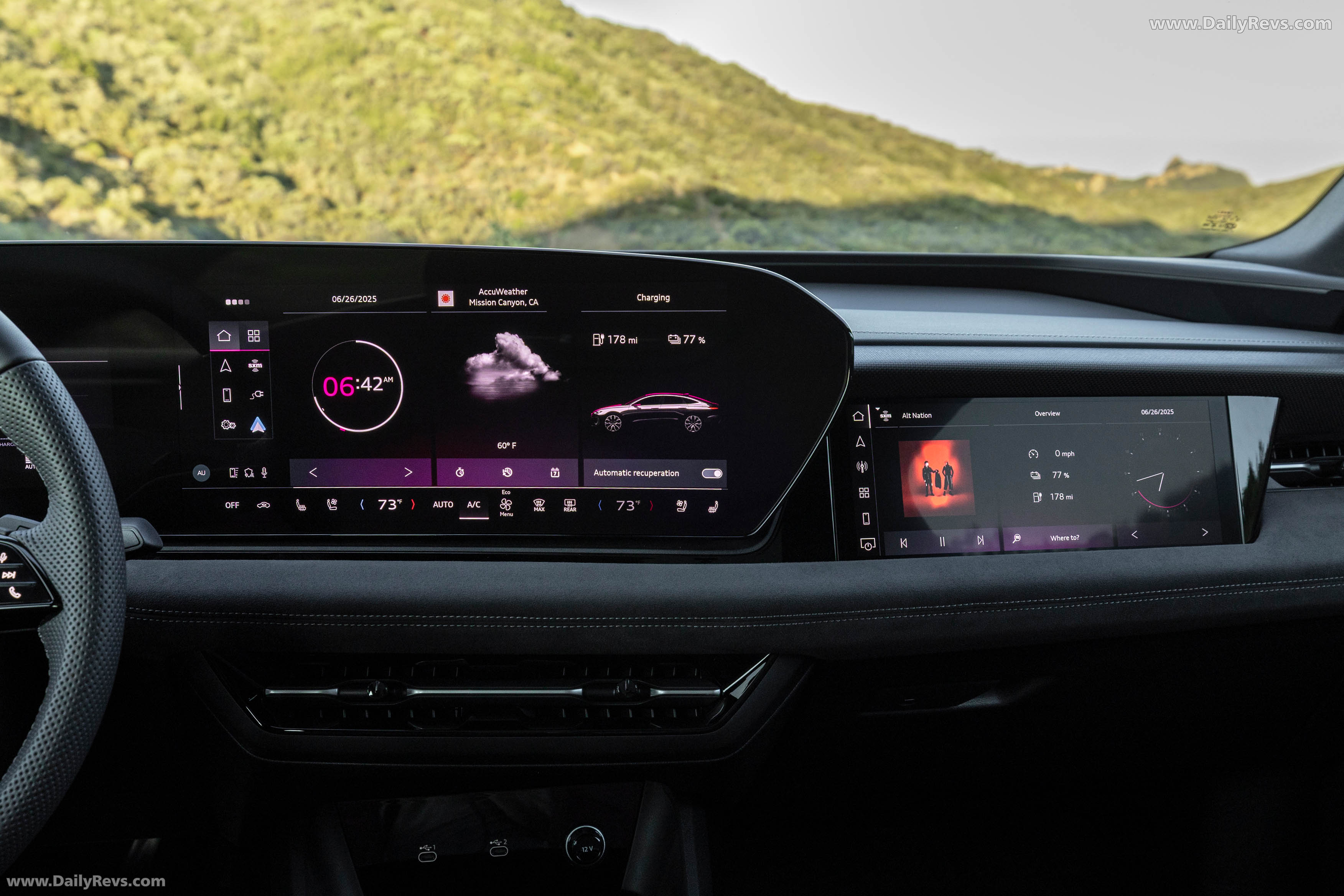 2025 Audi S6 Sportback e-tron C9 Glacier White Interior