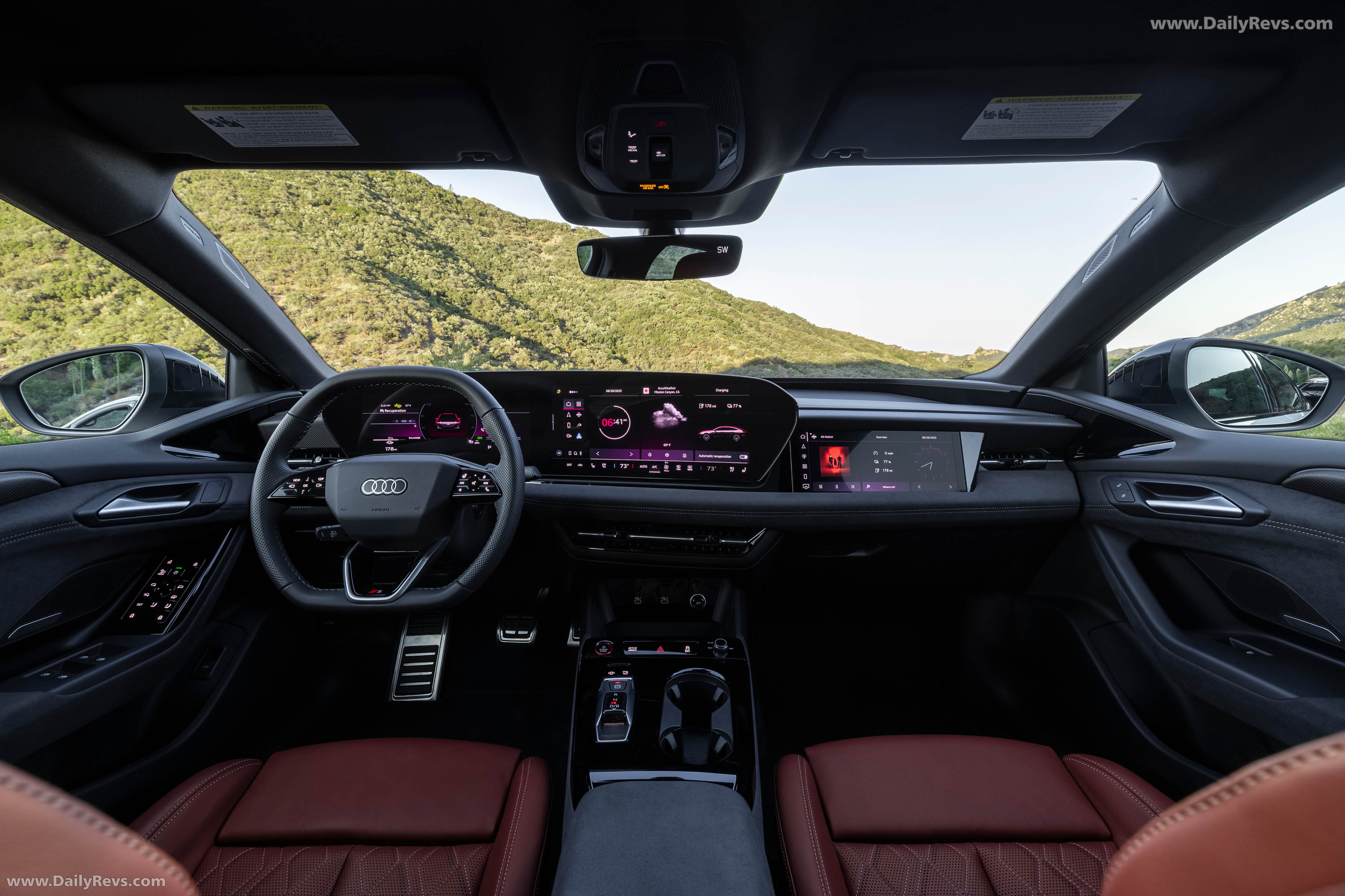 2025 Audi S6 Sportback e-tron C9 Glacier White Interior