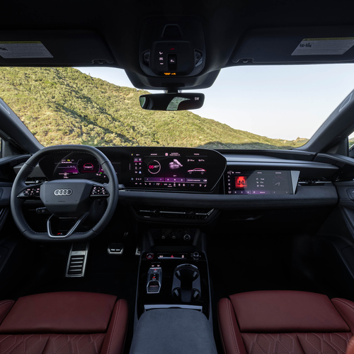 2025 Audi S6 Sportback e-tron C9 Glacier White Interior