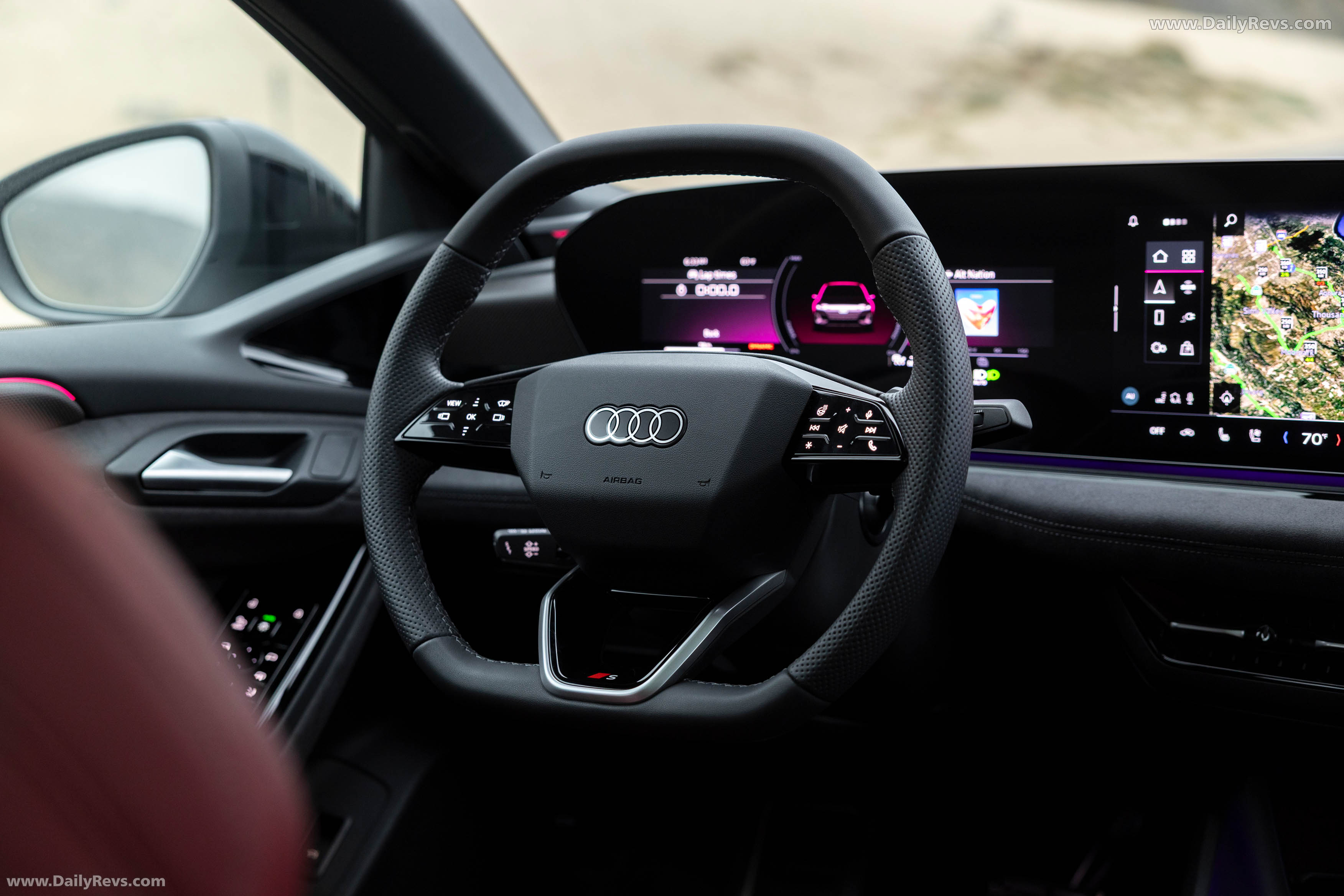 2025 Audi S6 Sportback e-tron C9 Glacier White Interior