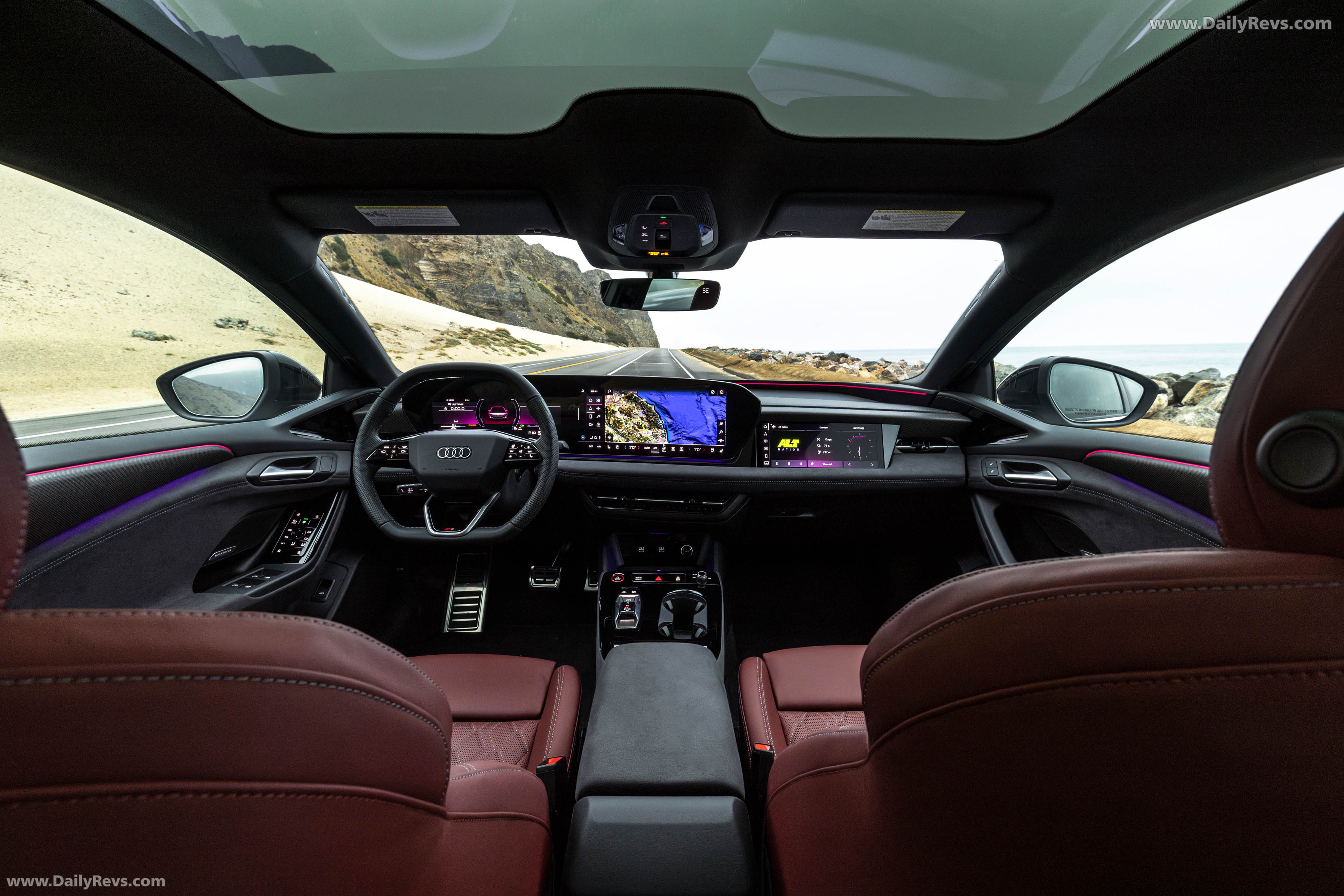 2025 Audi S6 Sportback e-tron C9 Glacier White Interior
