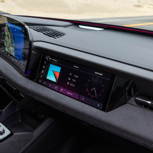 2025 Audi S6 Sportback e-tron C9 Glacier White Interior
