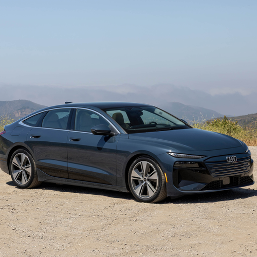 2025 Audi A6 Sportback e-tron quattro C9 Plasma Blue Front View