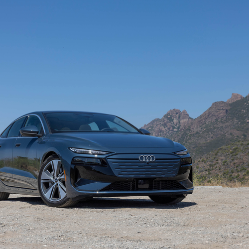 2025 Audi A6 Sportback e-tron quattro C9 Plasma Blue Front View