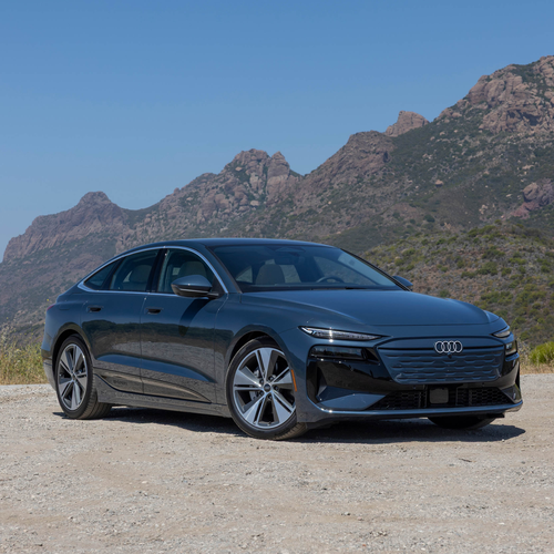 2025 Audi A6 Sportback e-tron quattro C9 Plasma Blue Front View