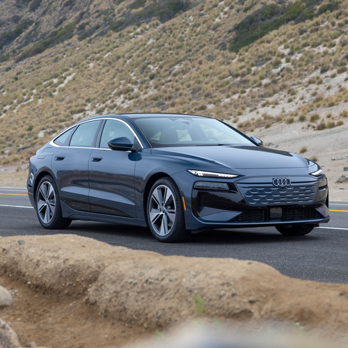 2025 Audi A6 Sportback e-tron quattro C9 Plasma Blue Front View