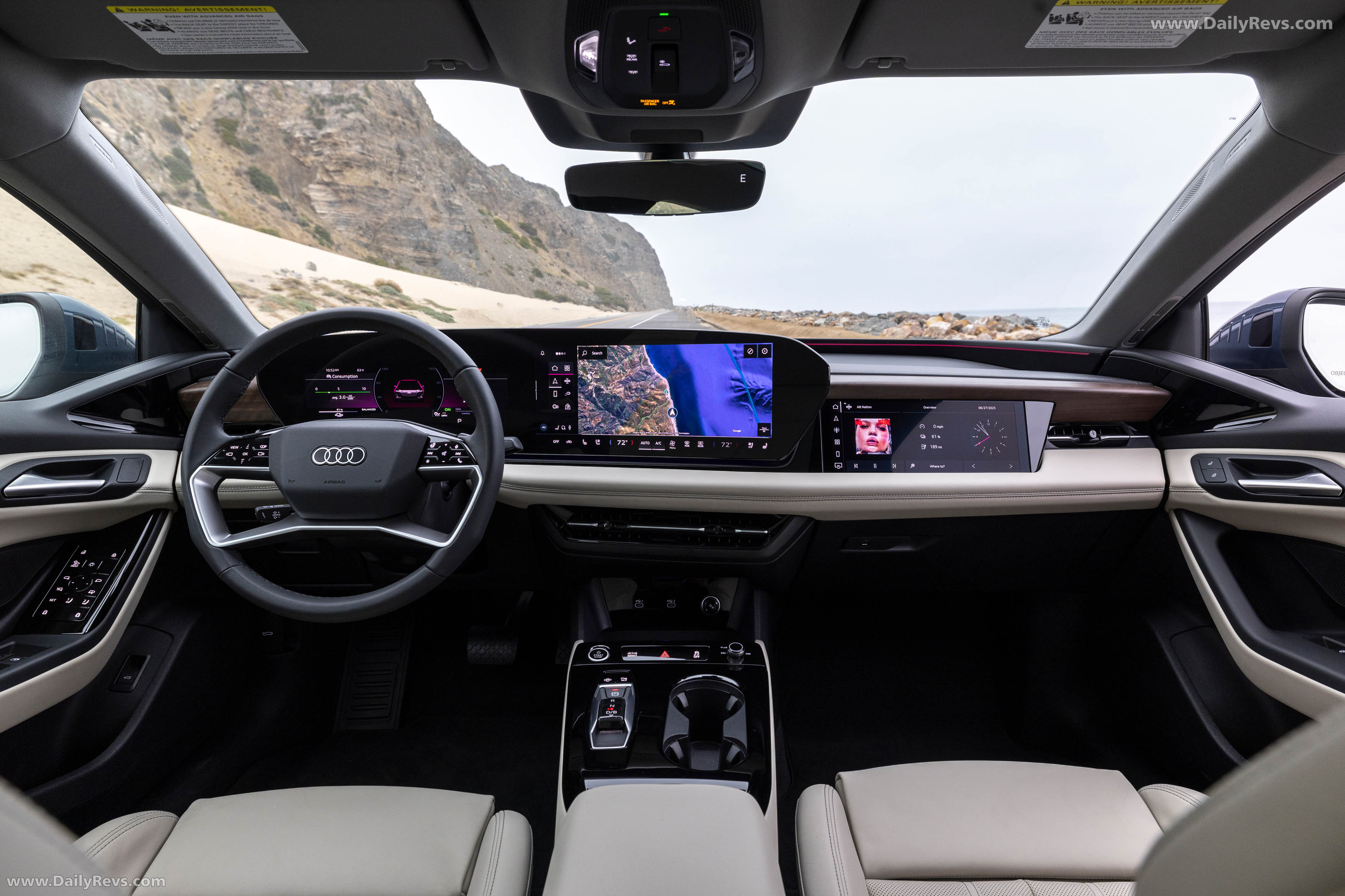 2025 Audi A6 Sportback e-tron quattro C9 Plasma Blue Interior