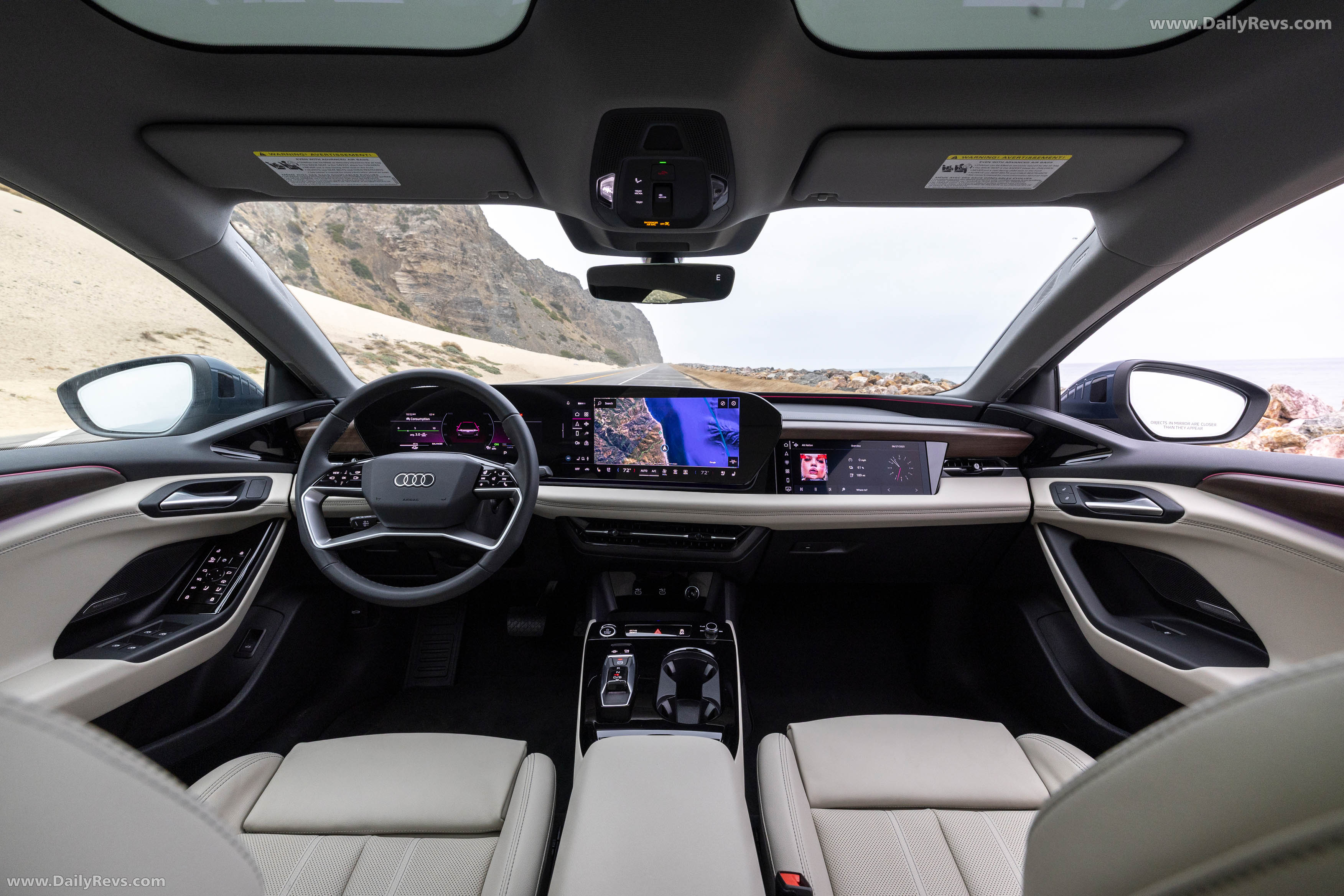 2025 Audi A6 Sportback e-tron quattro C9 Plasma Blue Interior