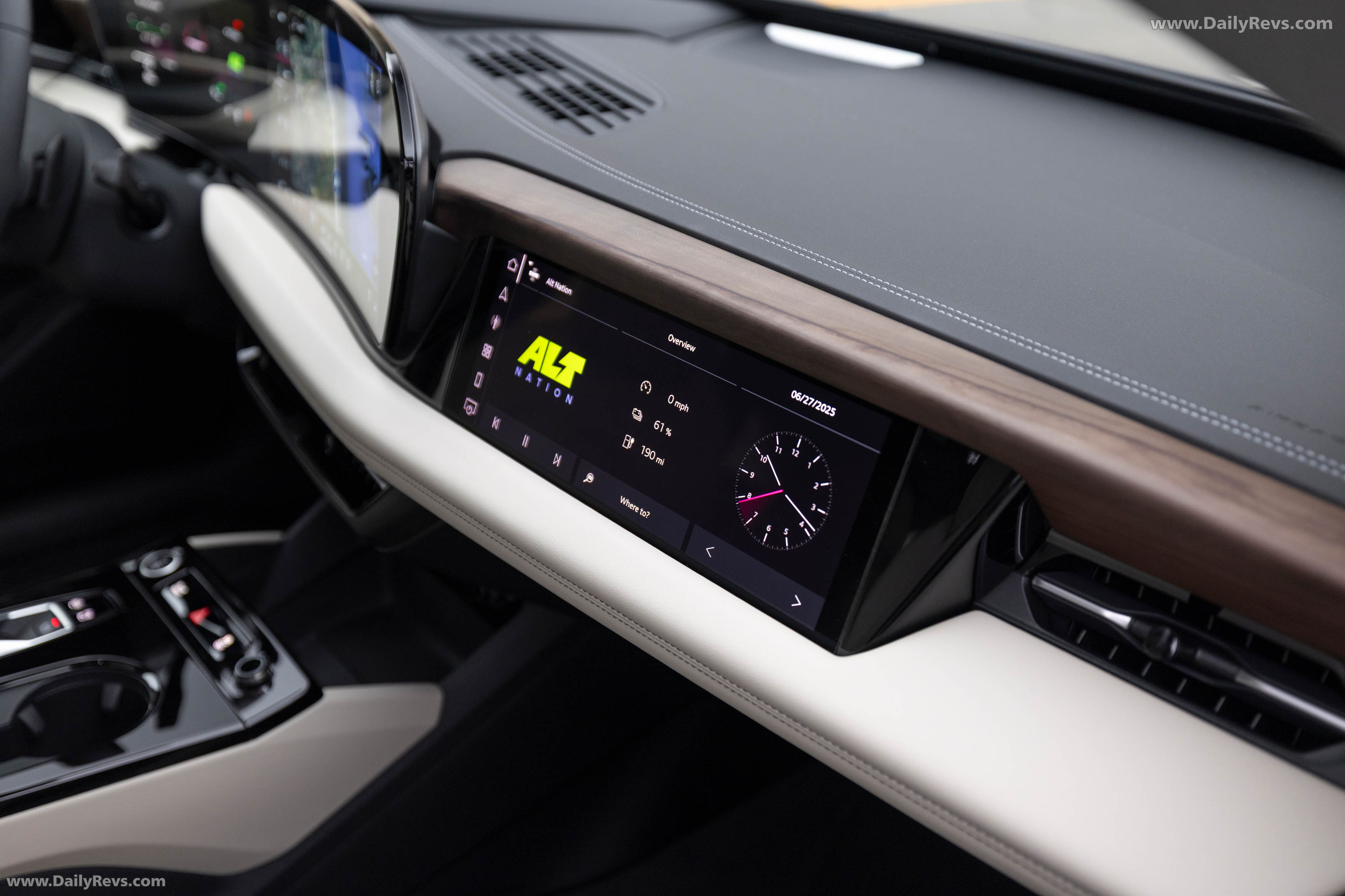 2025 Audi A6 Sportback e-tron quattro C9 Plasma Blue Interior